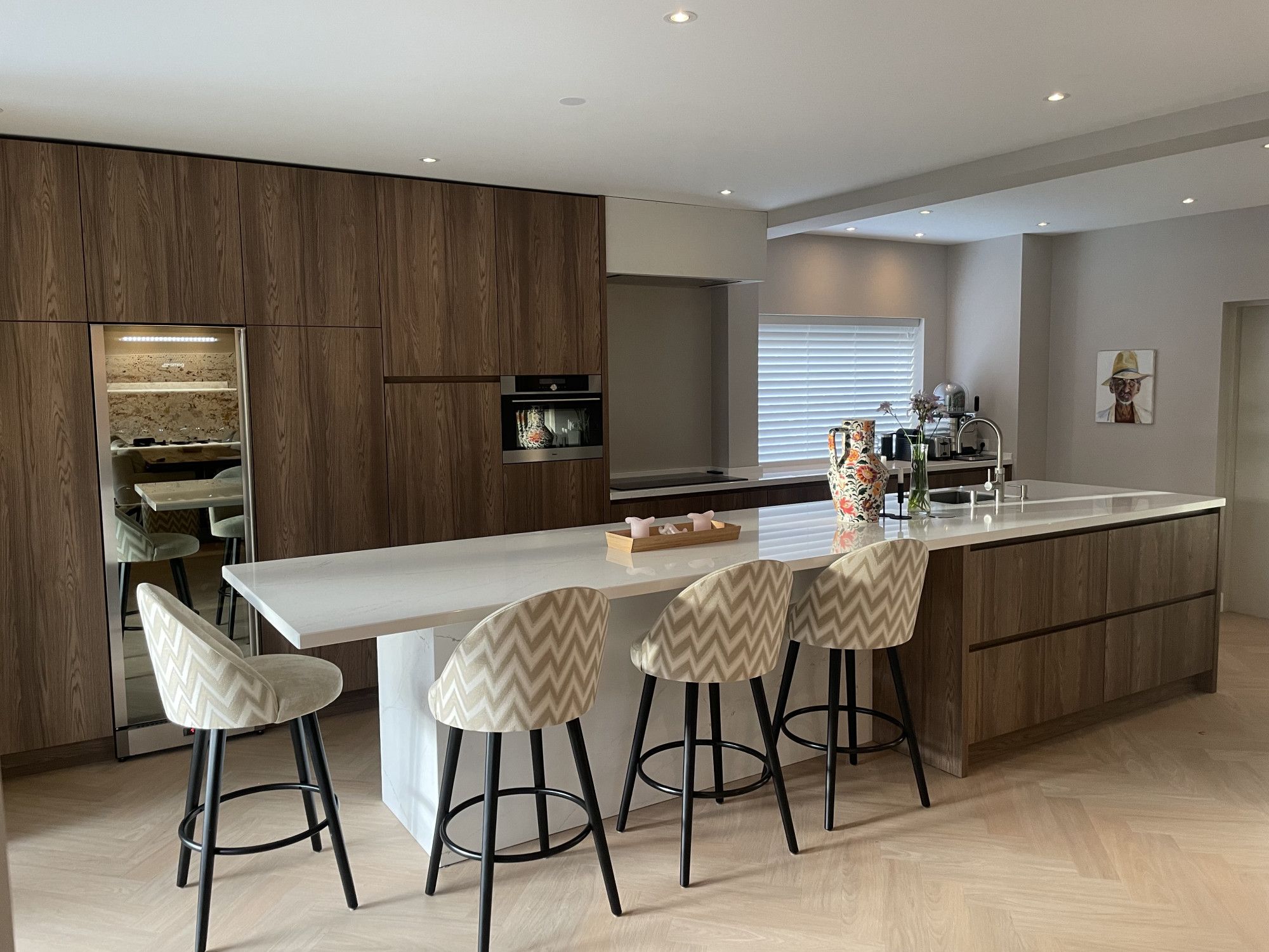 Keuken met bar