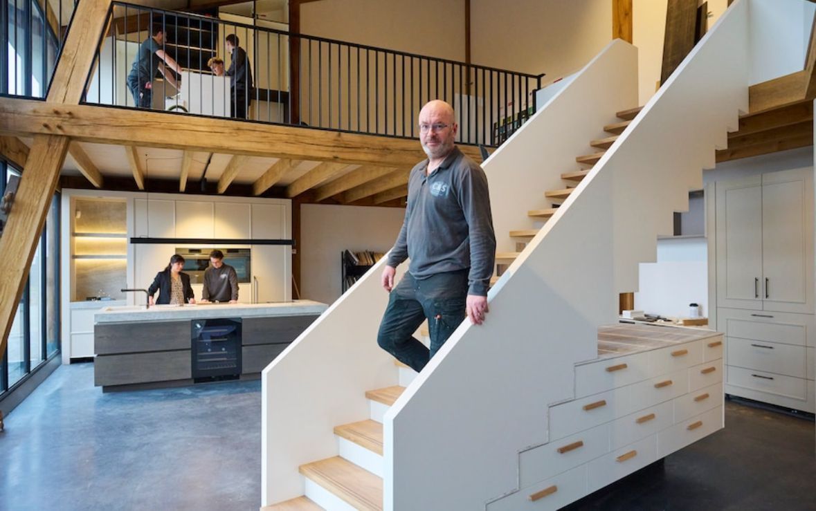 Dave in showroom