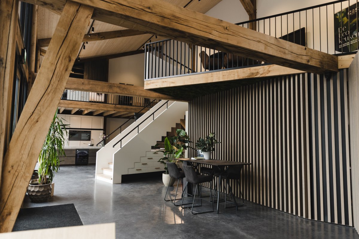 Overzichtsfoto van showroom