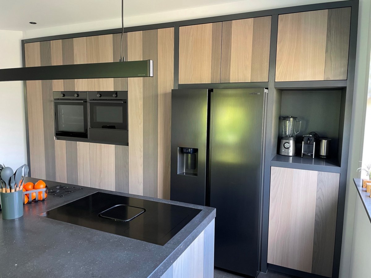 Keuken met lambrisering